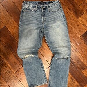 Hollister High Rise Vintage Straight - 💯 % cotton